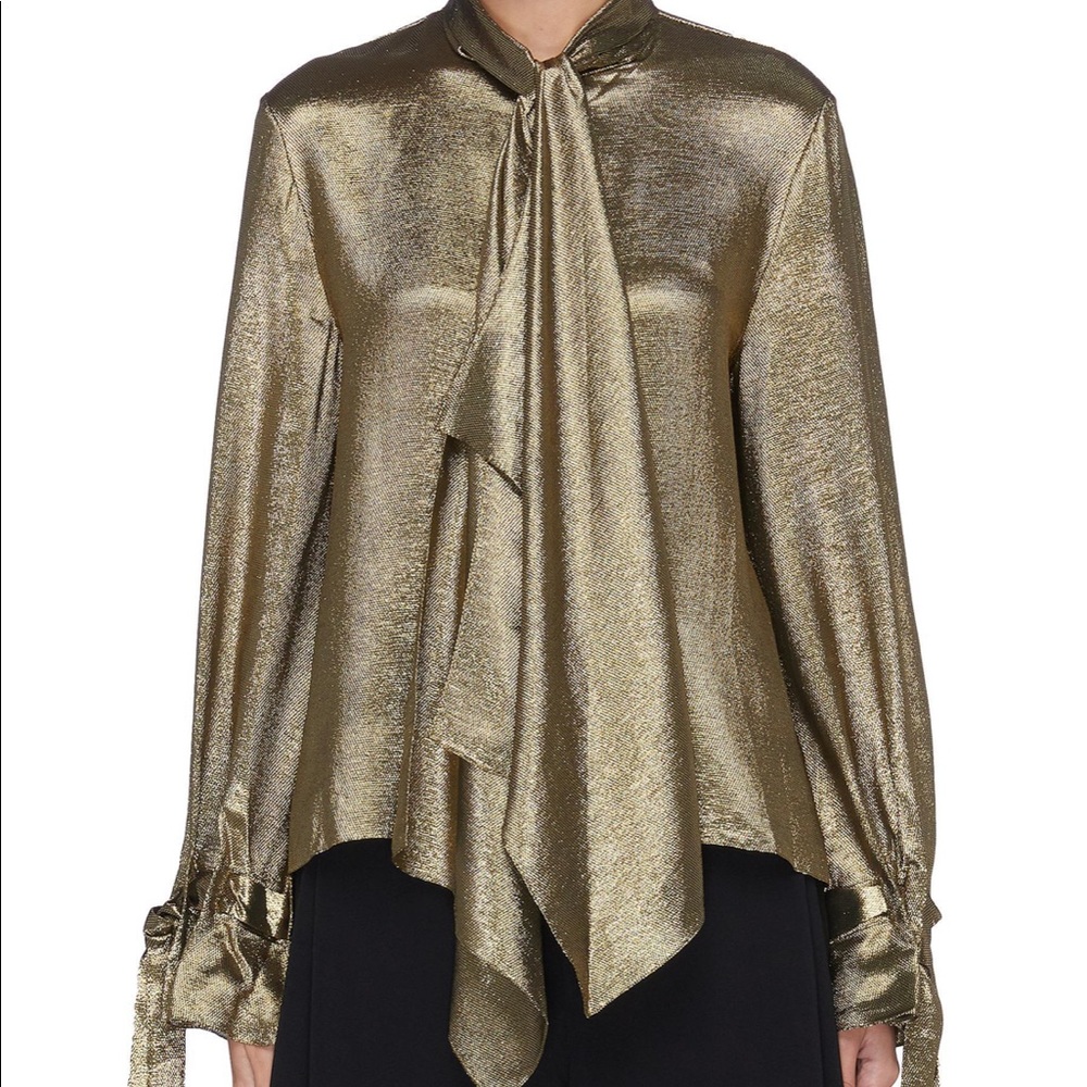 Brand new roland mouret blouse with open back size 10